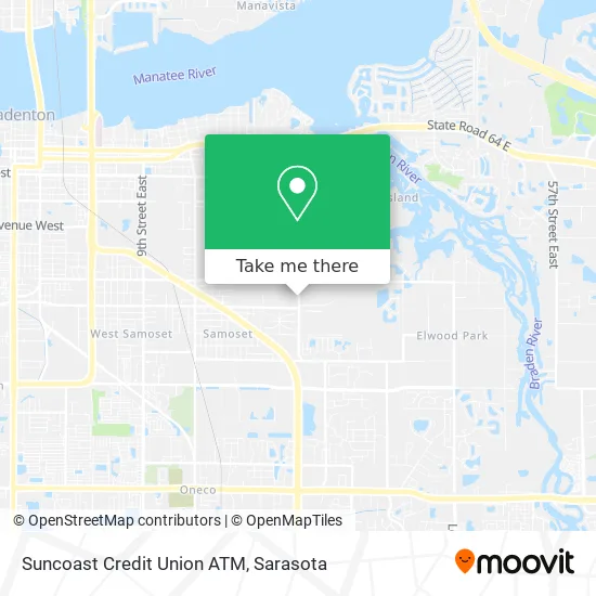 Suncoast Credit Union ATM map