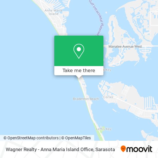 Mapa de Wagner Realty - Anna Maria Island Office