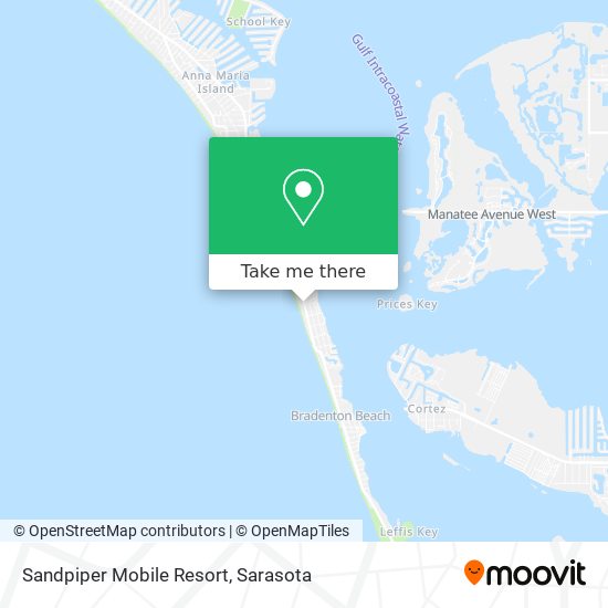 Sandpiper Mobile Resort map
