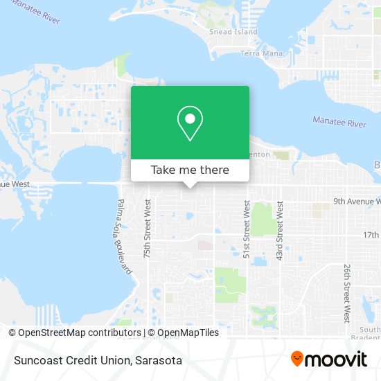 Suncoast Credit Union map