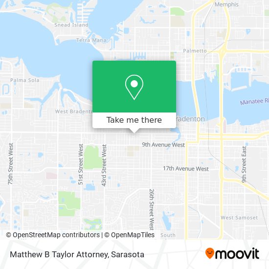 Mapa de Matthew B Taylor Attorney