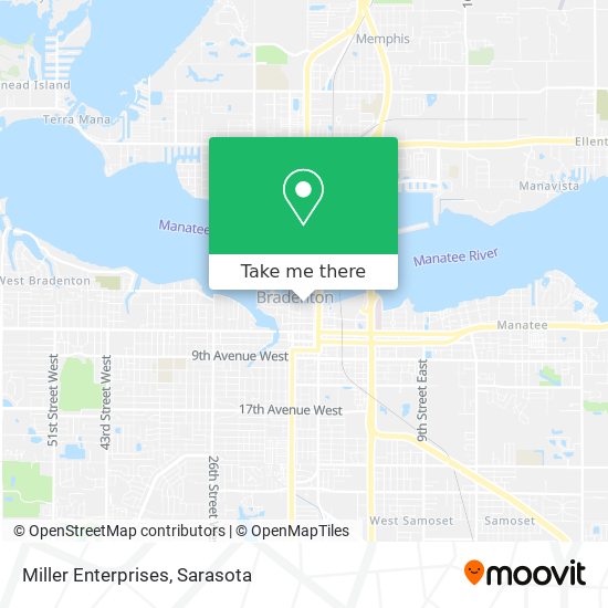 Miller Enterprises map