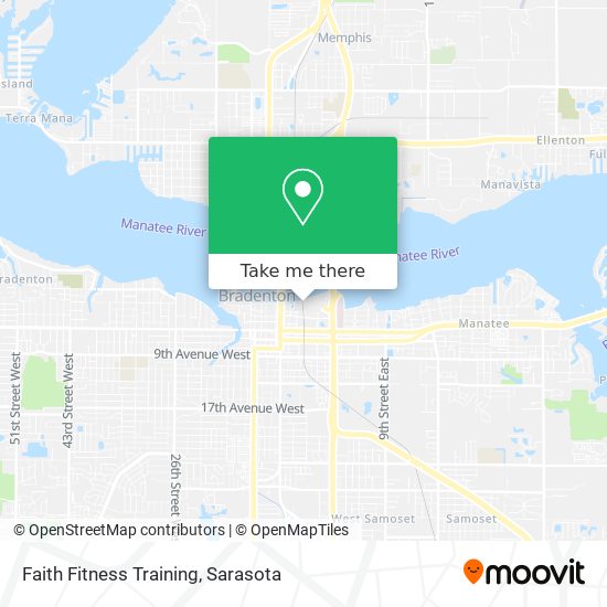 Mapa de Faith Fitness Training