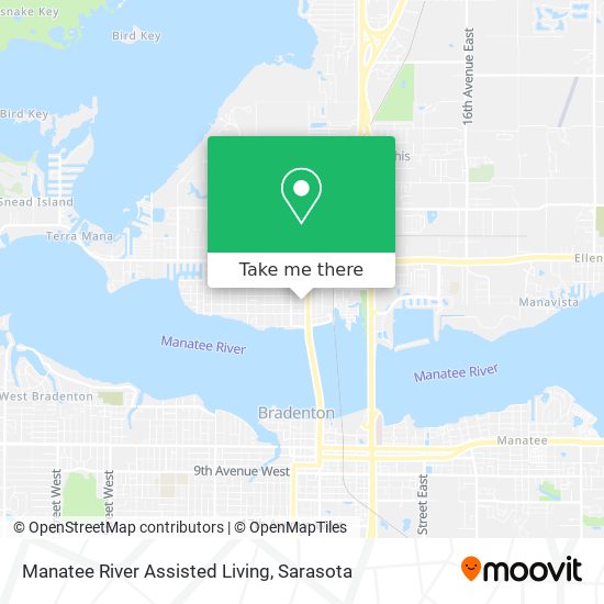 Mapa de Manatee River Assisted Living