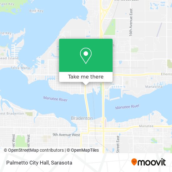 Mapa de Palmetto City Hall