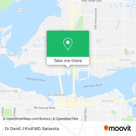 Dr David J Krull MD map