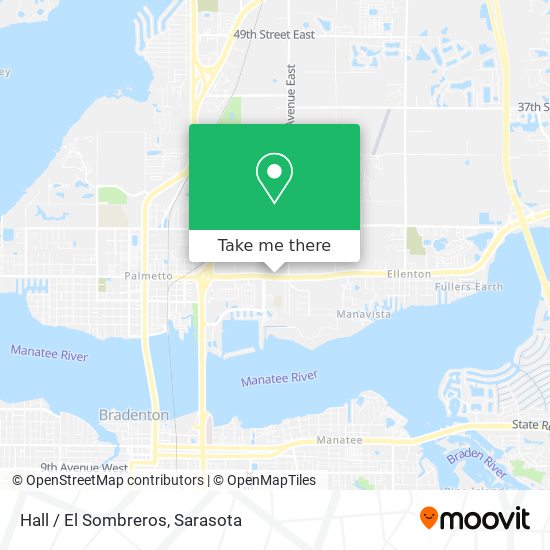 Hall / El Sombreros map