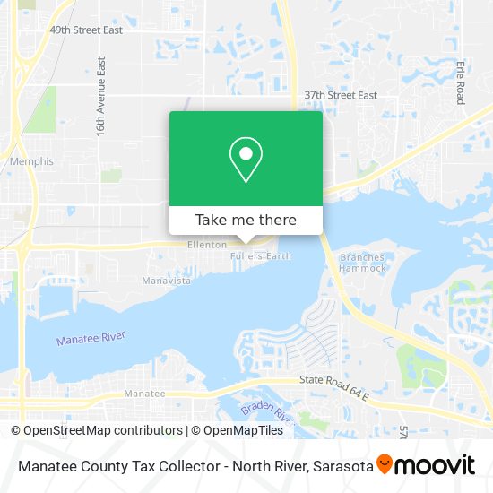 Manatee County Tax Collector - North River map