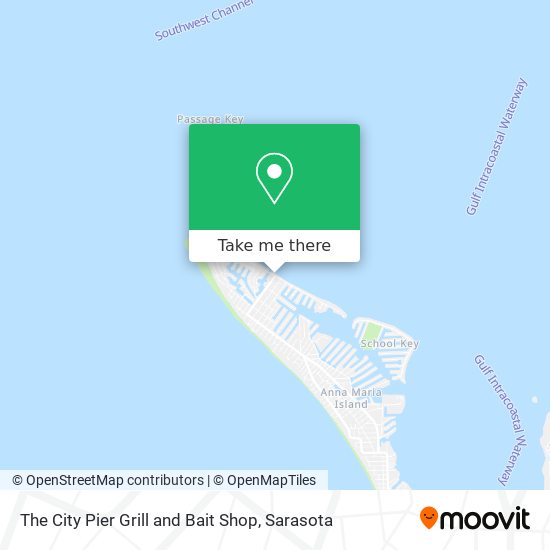 The City Pier Grill and Bait Shop map