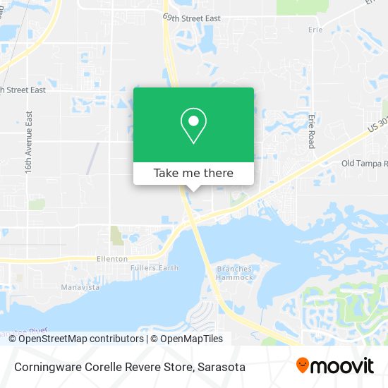 Corningware Corelle Revere Store map