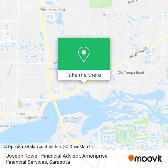 Mapa de Joseph Rowe - Financial Advisor, Ameriprise Financial Services