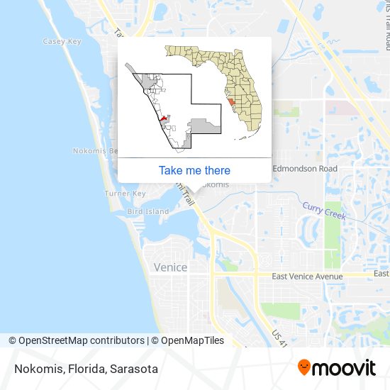 Nokomis, Florida map