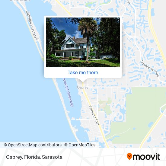 Mapa de Osprey, Florida