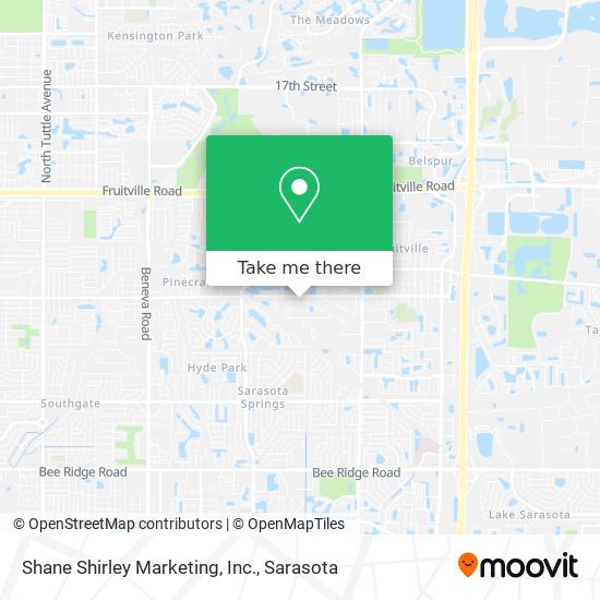 Shane Shirley Marketing, Inc. map