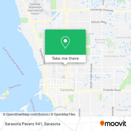 Sarasota Pavers 941 map