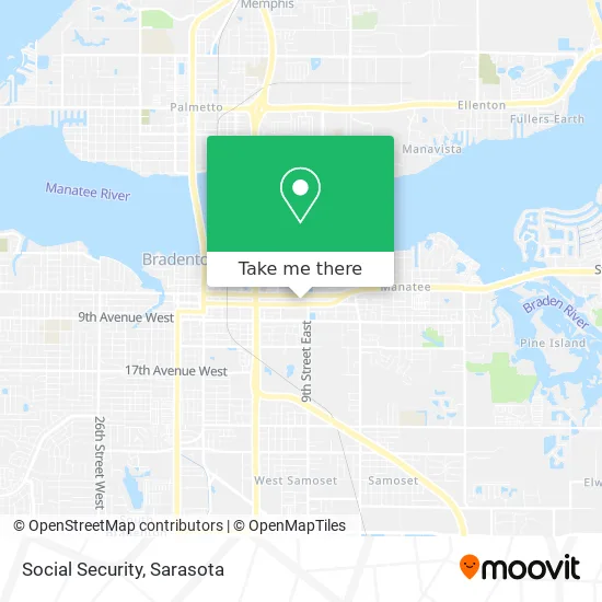 Social Security map