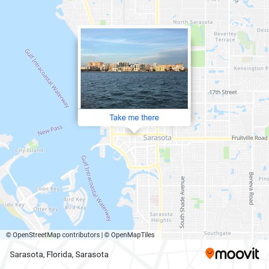 Sarasota, Florida map