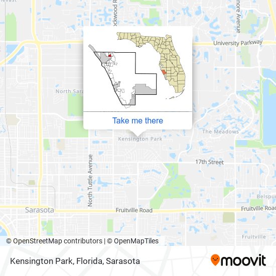 Kensington Park, Florida map
