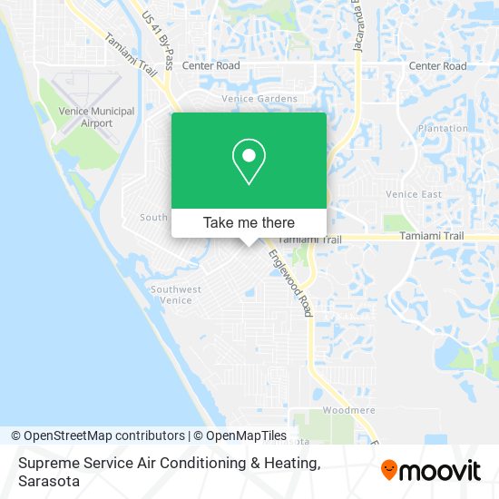 Supreme Service Air Conditioning & Heating map