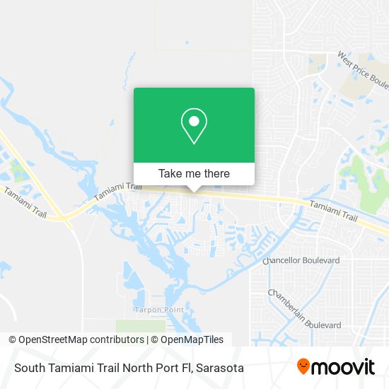 South Tamiami Trail North Port Fl map