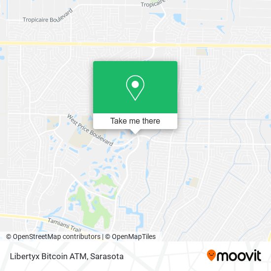 Mapa de Libertyx Bitcoin ATM