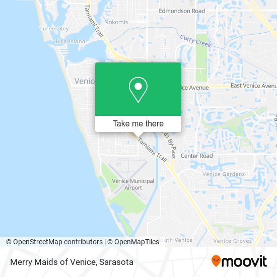 Merry Maids of Venice map