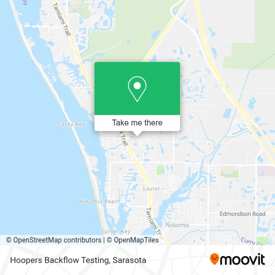 Hoopers Backflow Testing map