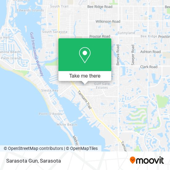 Sarasota Gun map
