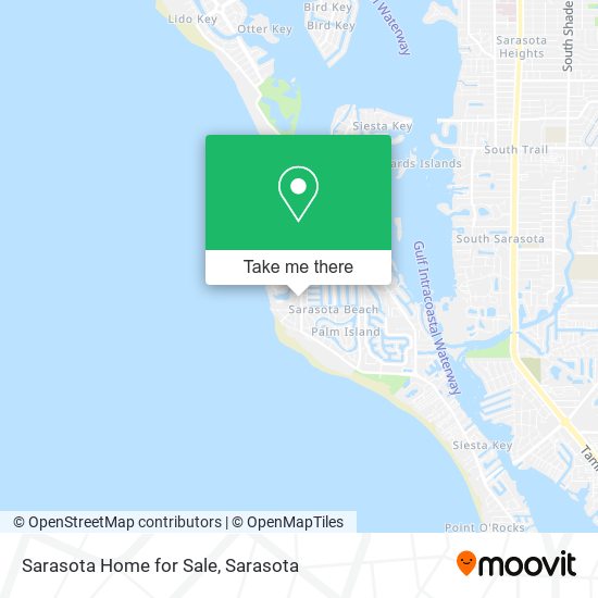 Mapa de Sarasota Home for Sale
