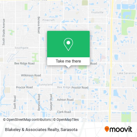 Blakeley & Associates Realty map