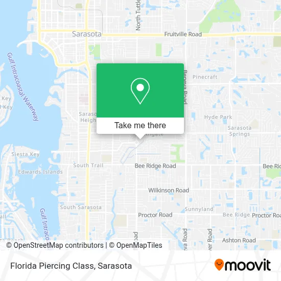 Florida Piercing Class map