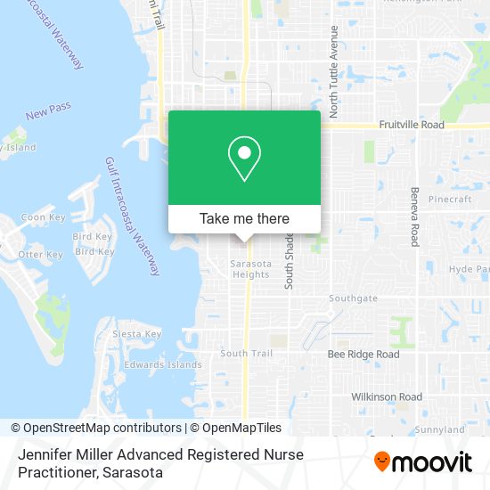 Mapa de Jennifer Miller Advanced Registered Nurse Practitioner