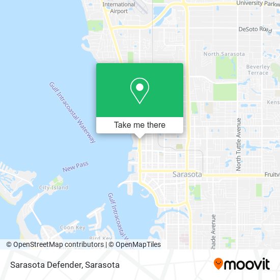 Sarasota Defender map