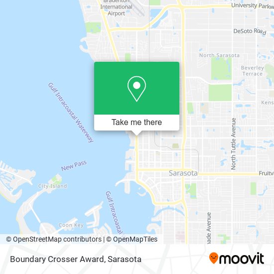 Boundary Crosser Award map