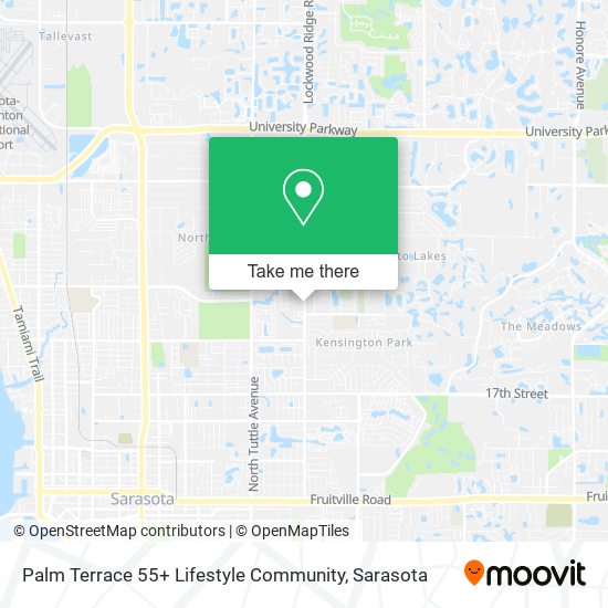 Palm Terrace 55+ Lifestyle Community map
