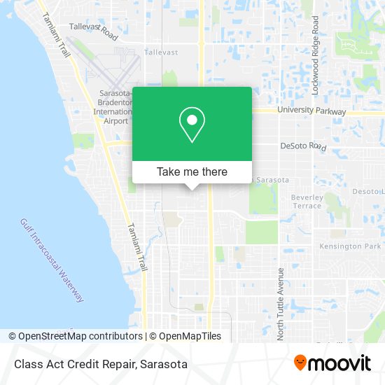 Class Act Credit Repair map