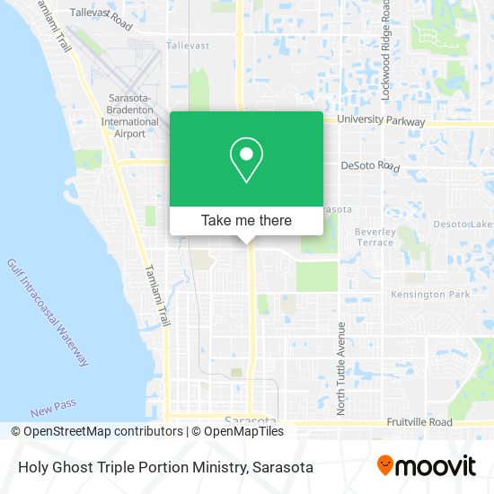 Holy Ghost Triple Portion Ministry map