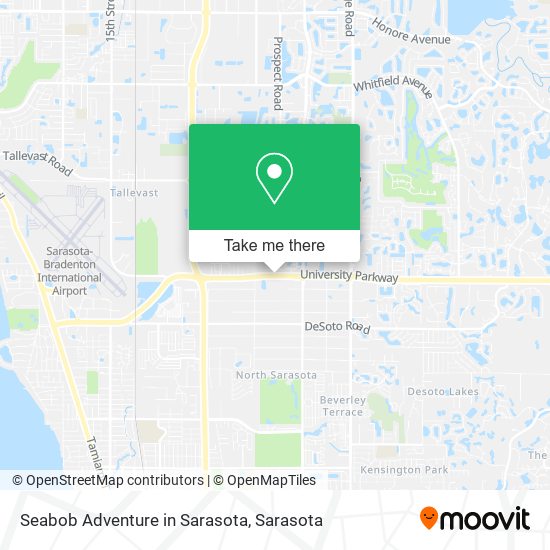 Seabob Adventure in Sarasota map