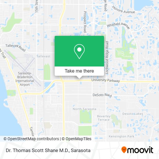 Dr. Thomas Scott Shane M.D. map