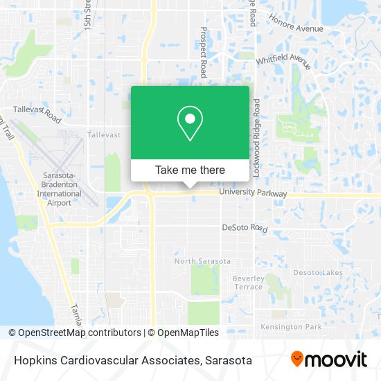 Hopkins Cardiovascular Associates map