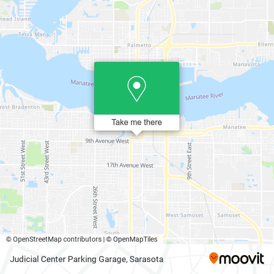 Judicial Center Parking Garage map