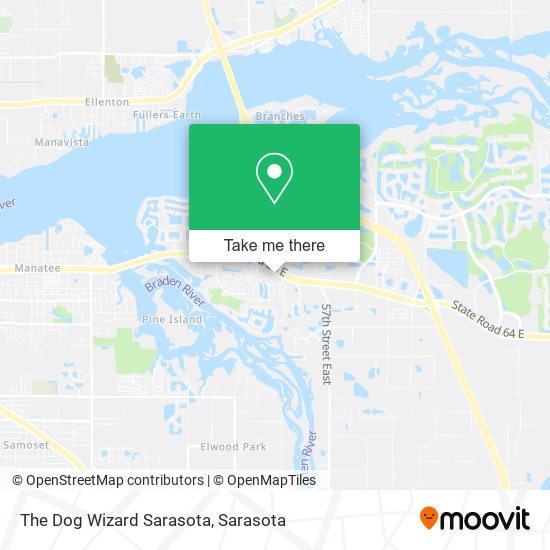 Mapa de The Dog Wizard Sarasota