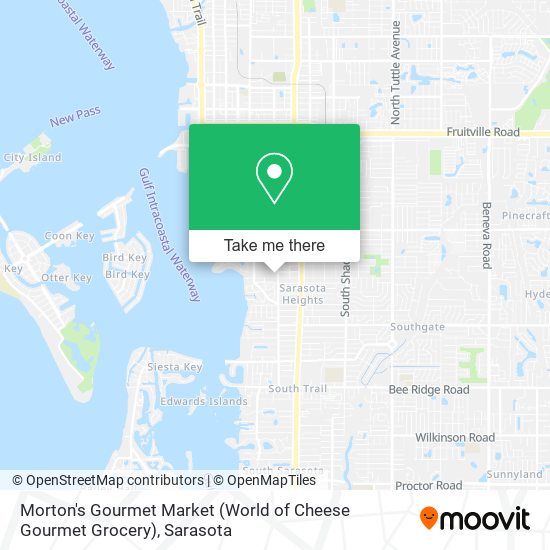 Mapa de Morton's Gourmet Market (World of Cheese Gourmet Grocery)