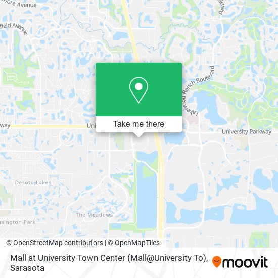 Mapa de Mall at University Town Center (Mall@University To)