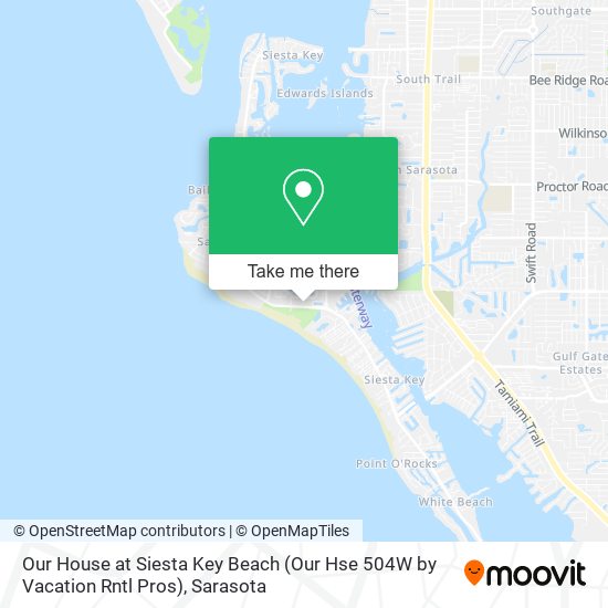 Our House at Siesta Key Beach (Our Hse 504W by Vacation Rntl Pros) map