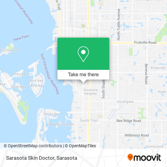 Sarasota Skin Doctor map