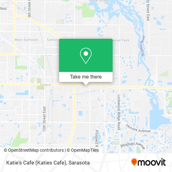 Mapa de Katie's Cafe (Katies Cafe)