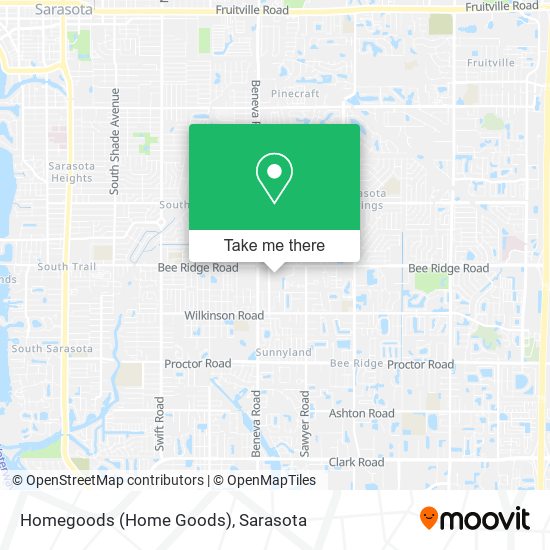 Homegoods (Home Goods) map