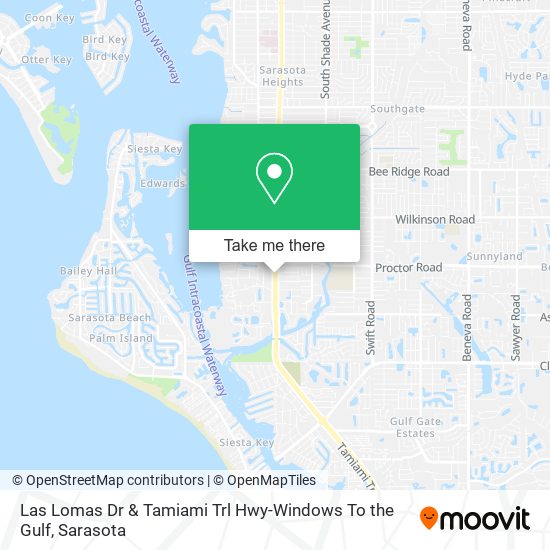 Mapa de Las Lomas Dr & Tamiami Trl Hwy-Windows To the Gulf