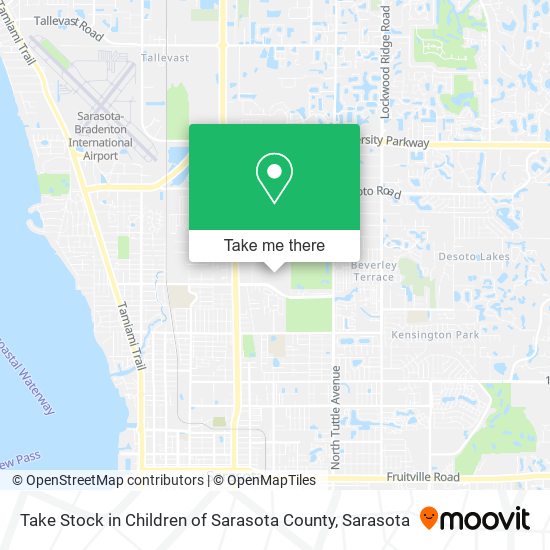 Take Stock in Children of Sarasota County map